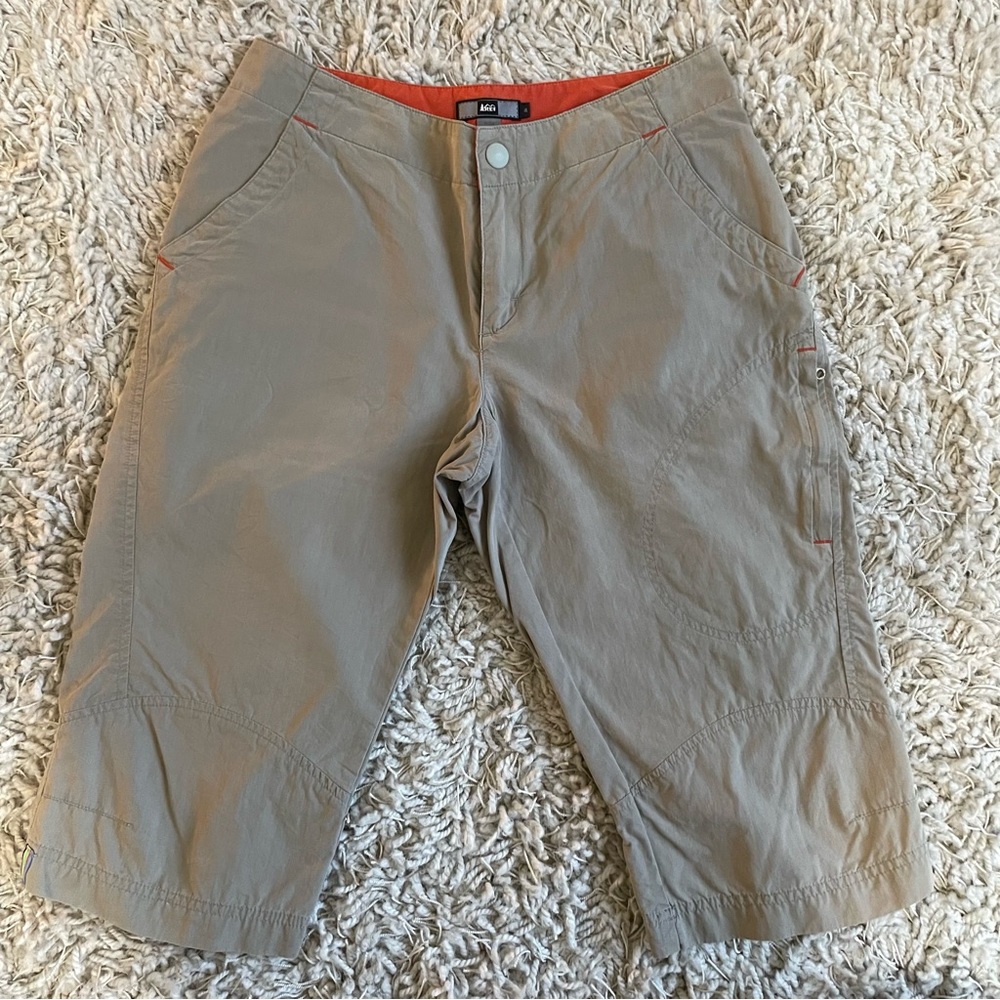 REI Active Khaki Crop Pants Size 4 - Vintage Gorpcore